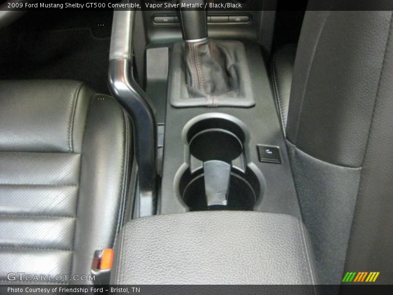 Vapor Silver Metallic / Black/Black 2009 Ford Mustang Shelby GT500 Convertible