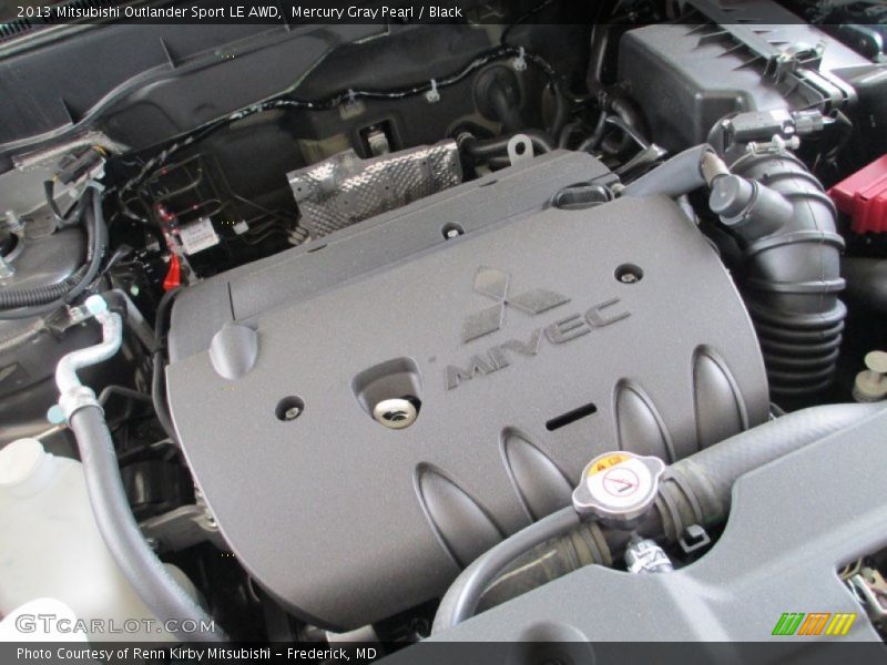 Mercury Gray Pearl / Black 2013 Mitsubishi Outlander Sport LE AWD