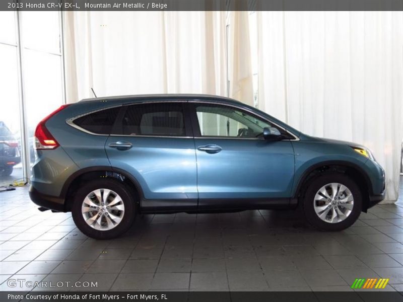 Mountain Air Metallic / Beige 2013 Honda CR-V EX-L