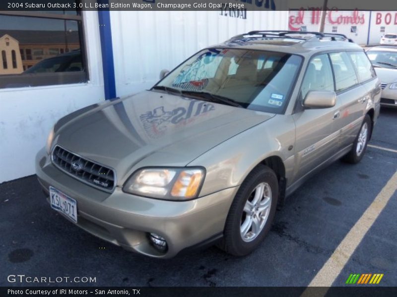 Champagne Gold Opal / Beige 2004 Subaru Outback 3.0 L.L.Bean Edition Wagon