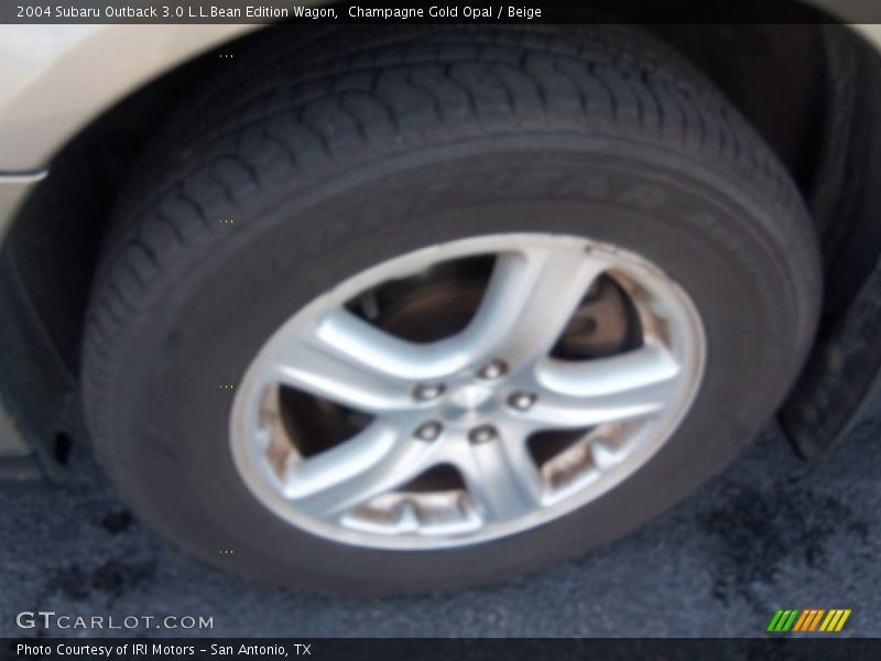 Champagne Gold Opal / Beige 2004 Subaru Outback 3.0 L.L.Bean Edition Wagon
