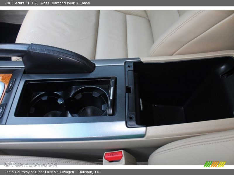 White Diamond Pearl / Camel 2005 Acura TL 3.2