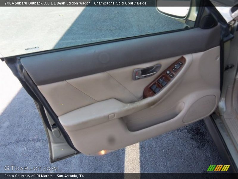 Champagne Gold Opal / Beige 2004 Subaru Outback 3.0 L.L.Bean Edition Wagon