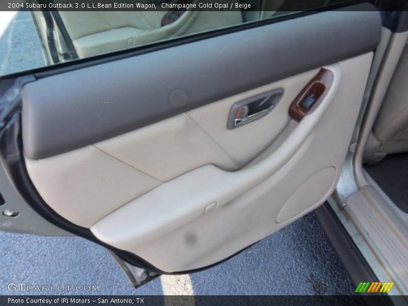 Champagne Gold Opal / Beige 2004 Subaru Outback 3.0 L.L.Bean Edition Wagon