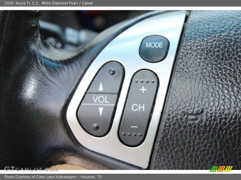 White Diamond Pearl / Camel 2005 Acura TL 3.2