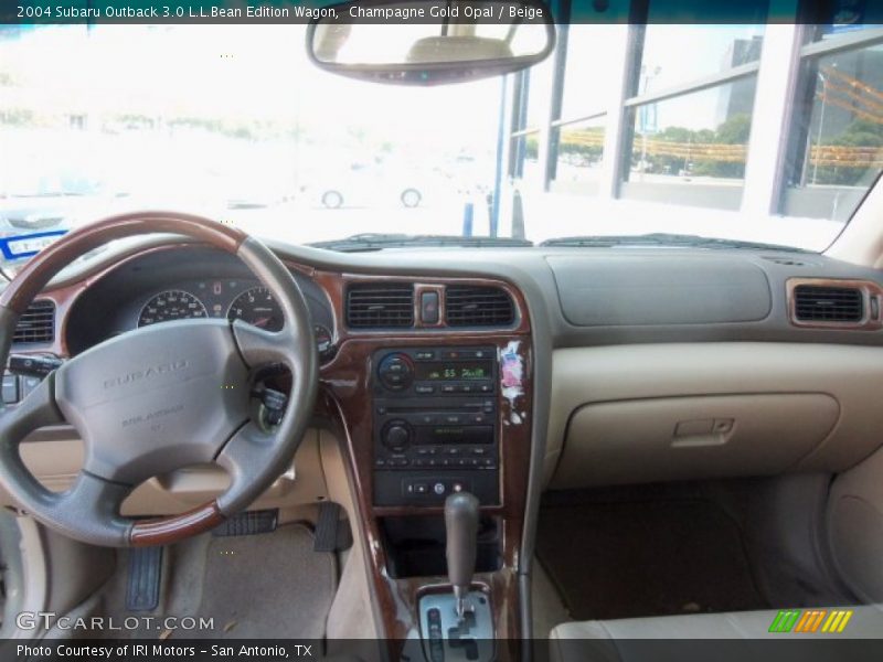 Champagne Gold Opal / Beige 2004 Subaru Outback 3.0 L.L.Bean Edition Wagon