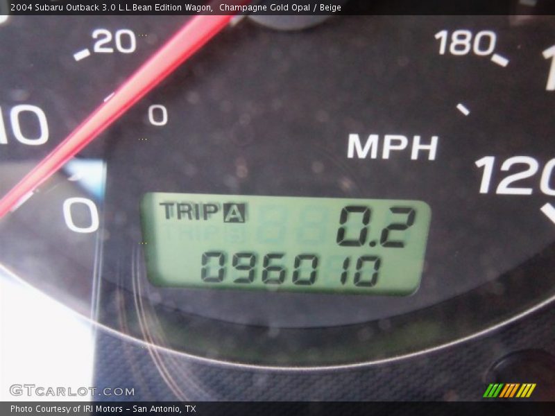 Champagne Gold Opal / Beige 2004 Subaru Outback 3.0 L.L.Bean Edition Wagon