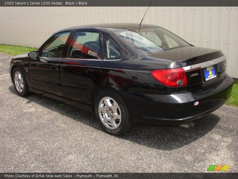 Black / Black 2003 Saturn L Series L300 Sedan
