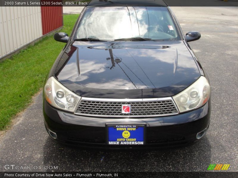 Black / Black 2003 Saturn L Series L300 Sedan