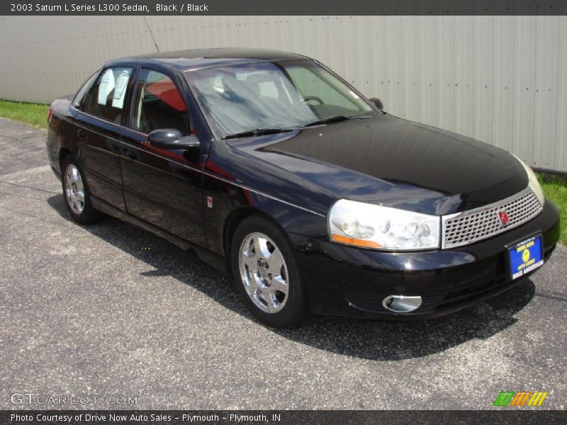 Black / Black 2003 Saturn L Series L300 Sedan