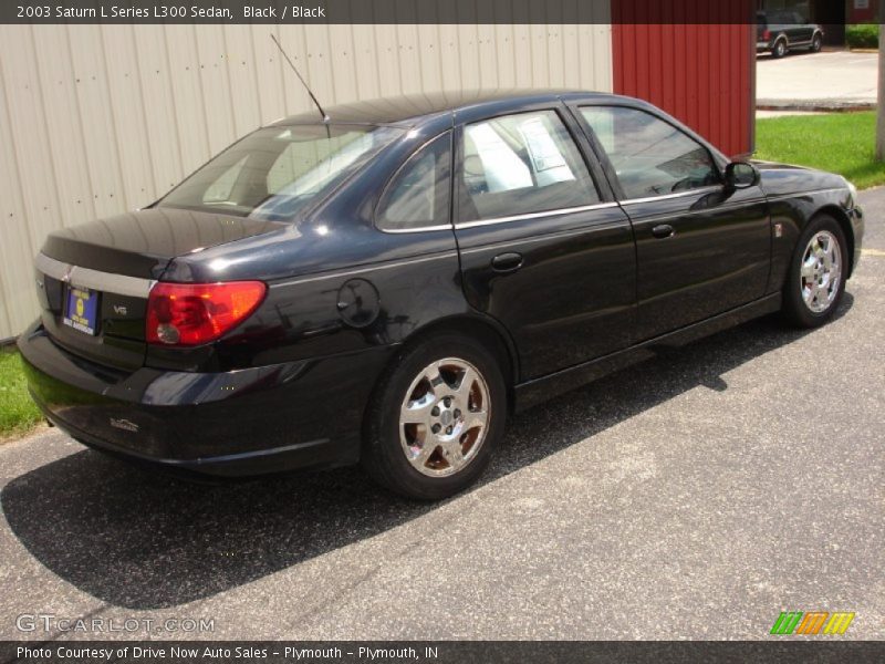 Black / Black 2003 Saturn L Series L300 Sedan