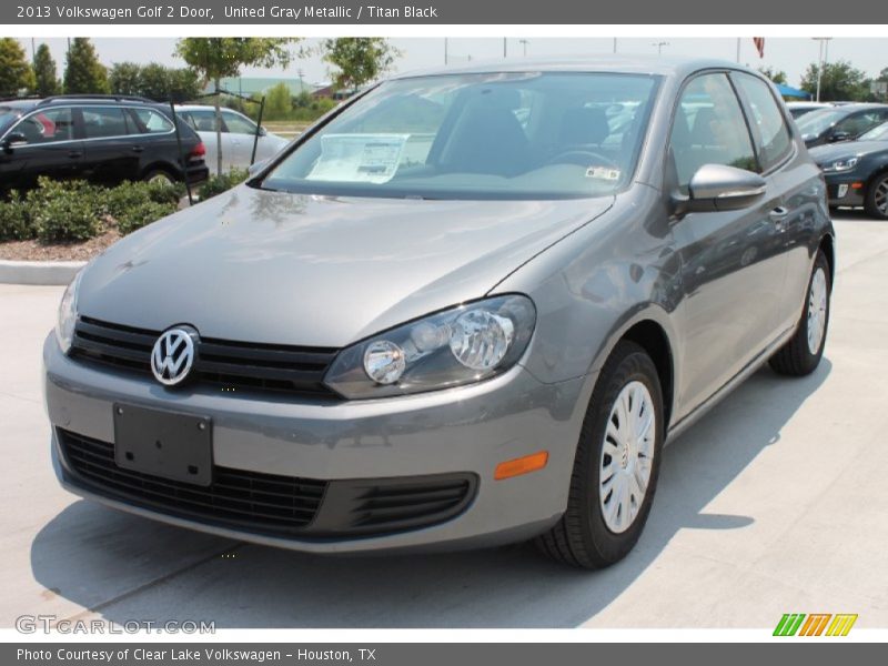 United Gray Metallic / Titan Black 2013 Volkswagen Golf 2 Door