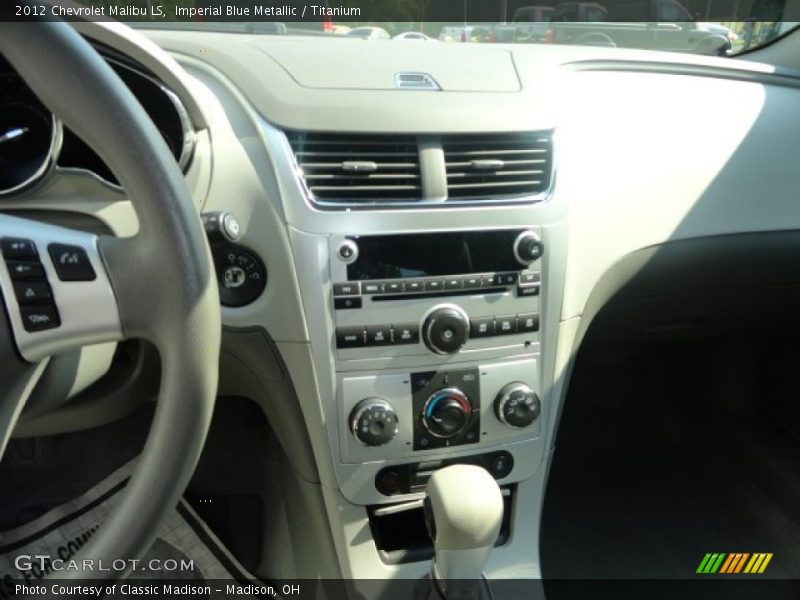 Imperial Blue Metallic / Titanium 2012 Chevrolet Malibu LS