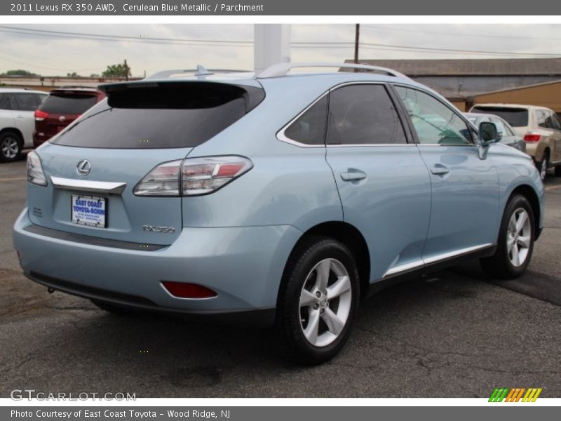 Cerulean Blue Metallic / Parchment 2011 Lexus RX 350 AWD