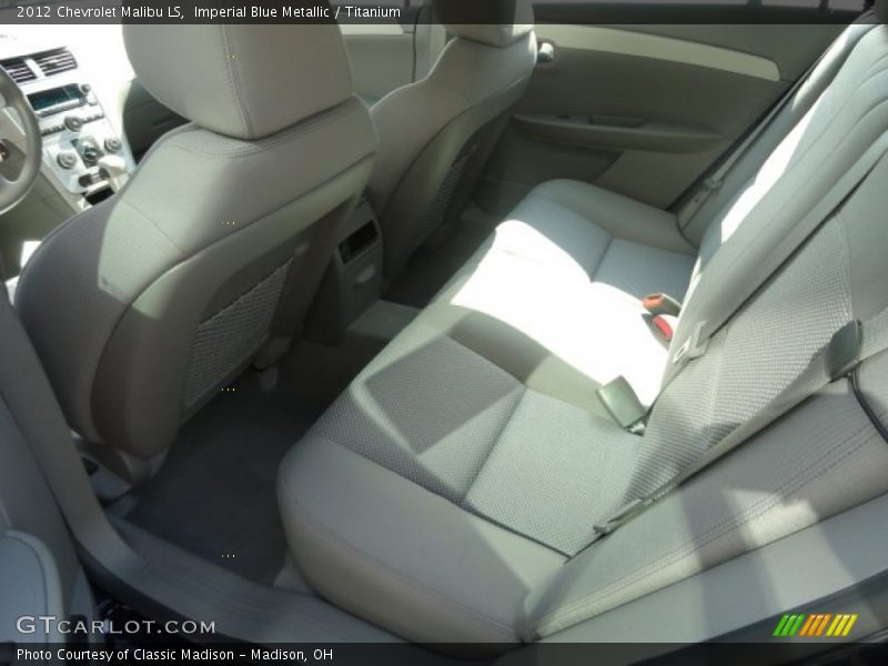 Imperial Blue Metallic / Titanium 2012 Chevrolet Malibu LS