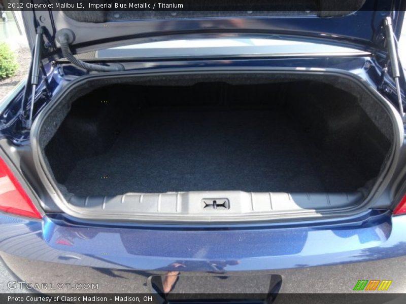 Imperial Blue Metallic / Titanium 2012 Chevrolet Malibu LS