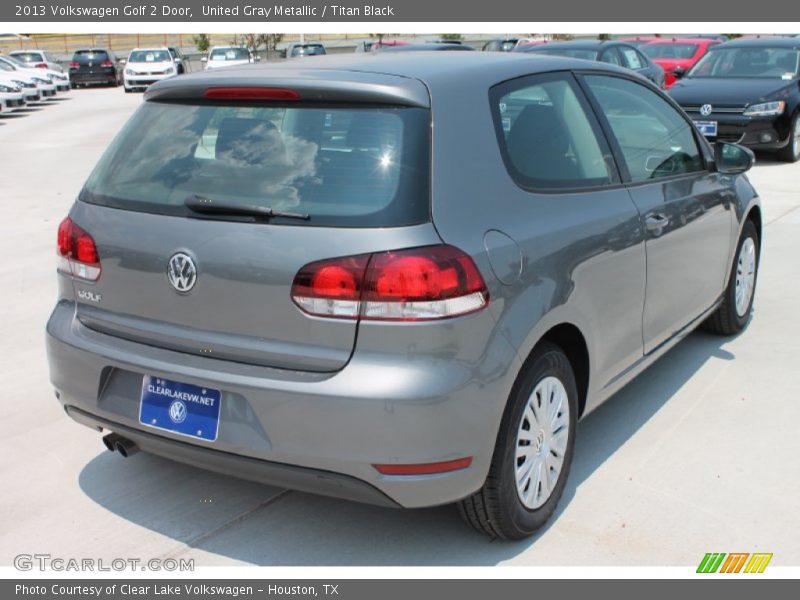 United Gray Metallic / Titan Black 2013 Volkswagen Golf 2 Door
