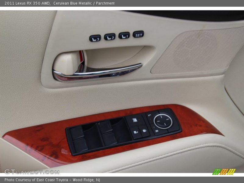 Cerulean Blue Metallic / Parchment 2011 Lexus RX 350 AWD