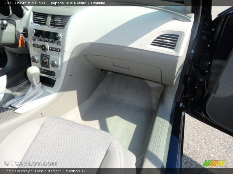 Imperial Blue Metallic / Titanium 2012 Chevrolet Malibu LS