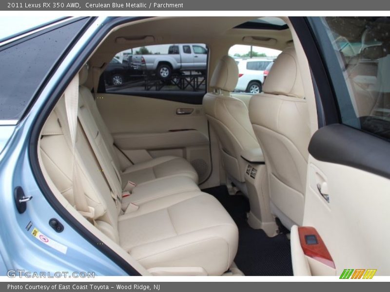 Cerulean Blue Metallic / Parchment 2011 Lexus RX 350 AWD