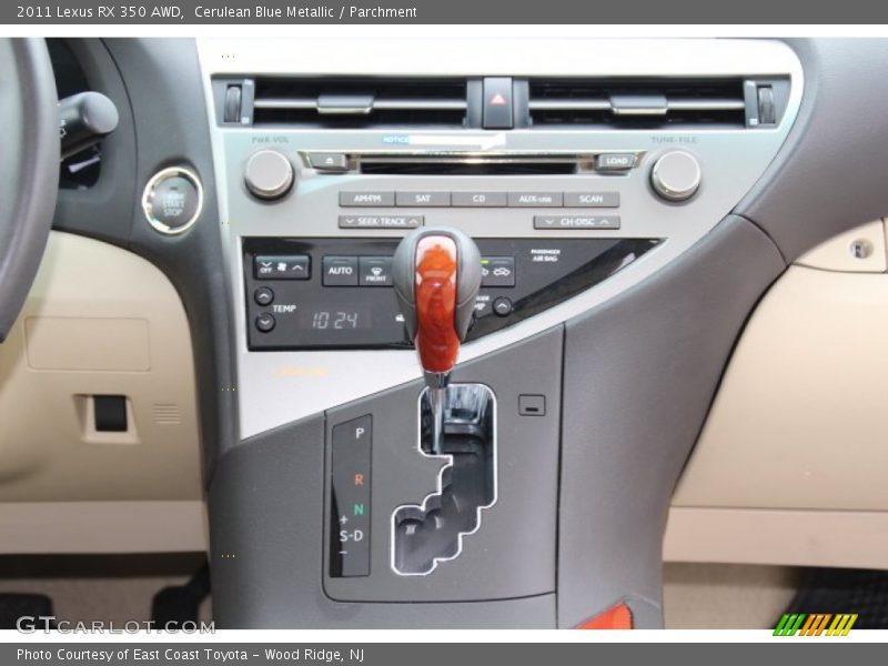 Cerulean Blue Metallic / Parchment 2011 Lexus RX 350 AWD