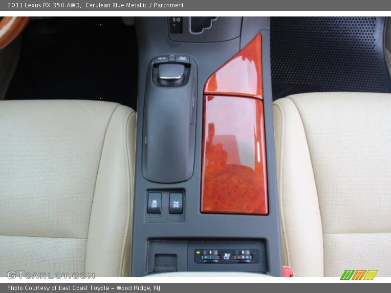 Cerulean Blue Metallic / Parchment 2011 Lexus RX 350 AWD