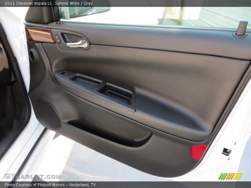 Summit White / Gray 2011 Chevrolet Impala LS