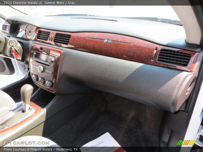 Summit White / Gray 2011 Chevrolet Impala LS