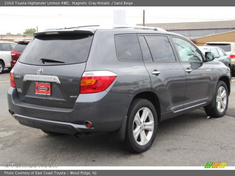 Magnetic Gray Metallic / Sand Beige 2009 Toyota Highlander Limited 4WD