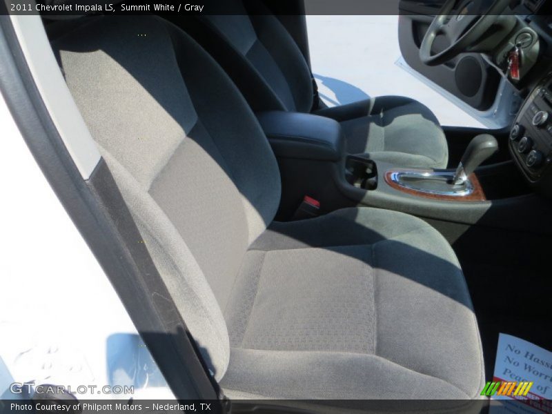 Summit White / Gray 2011 Chevrolet Impala LS