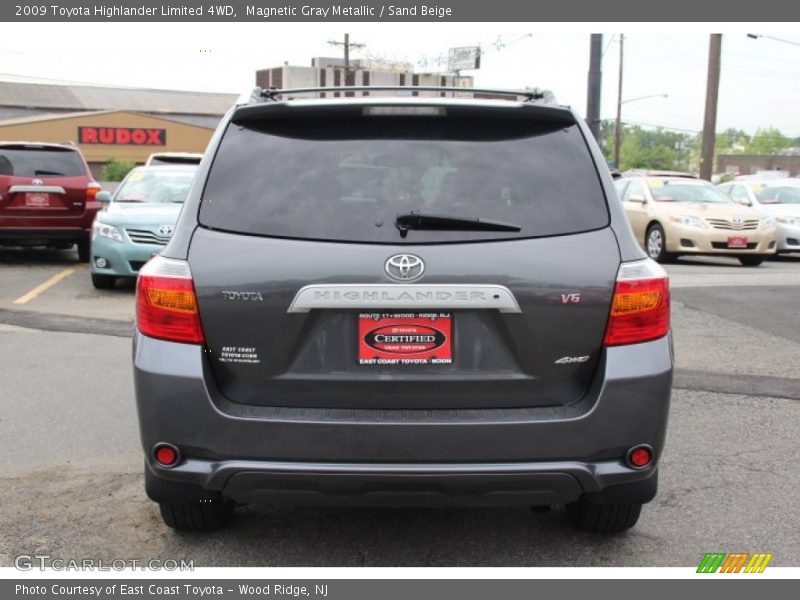Magnetic Gray Metallic / Sand Beige 2009 Toyota Highlander Limited 4WD