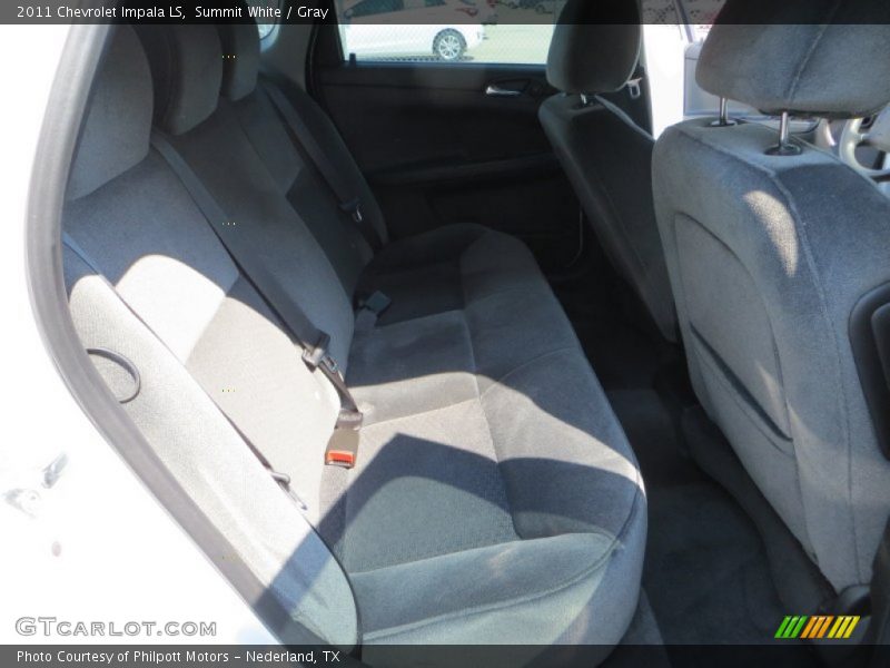 Summit White / Gray 2011 Chevrolet Impala LS