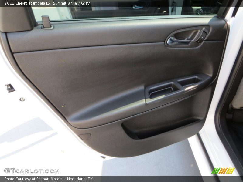 Summit White / Gray 2011 Chevrolet Impala LS