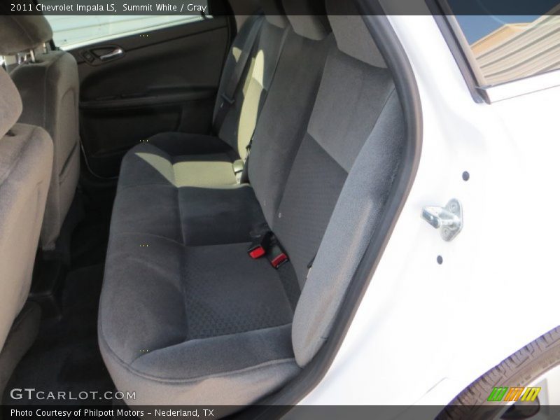 Summit White / Gray 2011 Chevrolet Impala LS