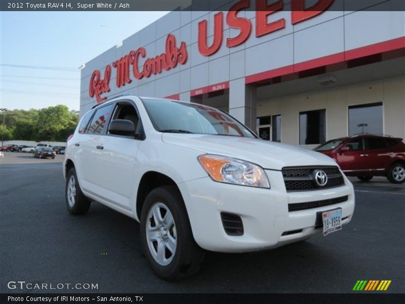 Super White / Ash 2012 Toyota RAV4 I4