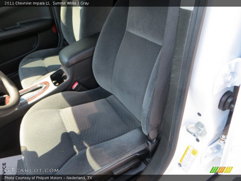 Summit White / Gray 2011 Chevrolet Impala LS