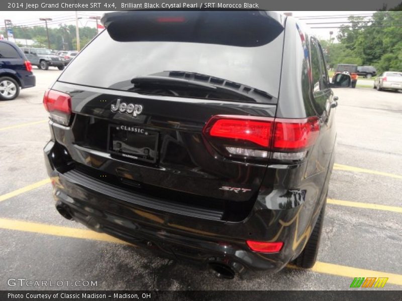 Brilliant Black Crystal Pearl / SRT Morocco Black 2014 Jeep Grand Cherokee SRT 4x4