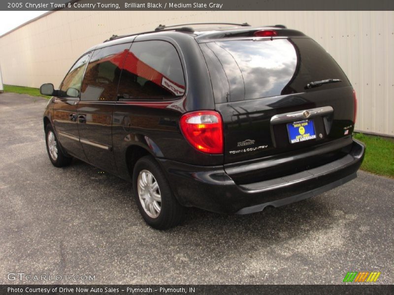 Brilliant Black / Medium Slate Gray 2005 Chrysler Town & Country Touring