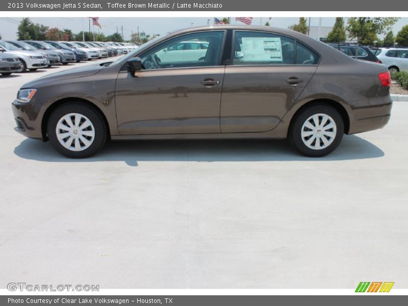 Toffee Brown Metallic / Latte Macchiato 2013 Volkswagen Jetta S Sedan