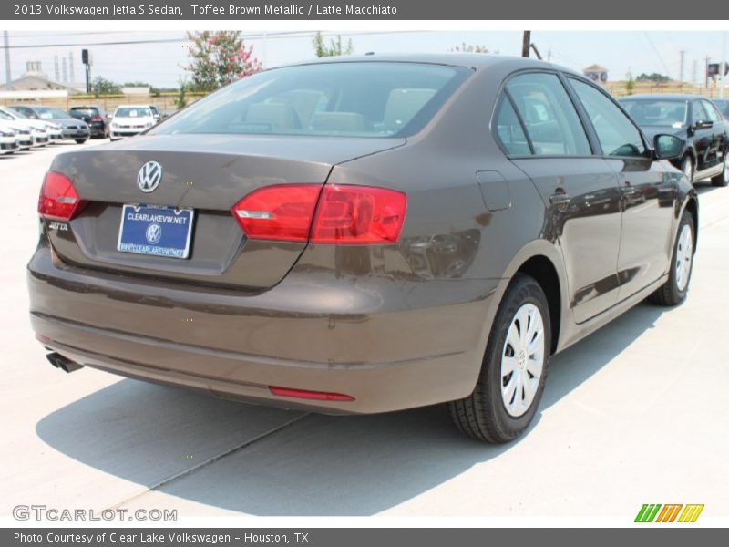Toffee Brown Metallic / Latte Macchiato 2013 Volkswagen Jetta S Sedan