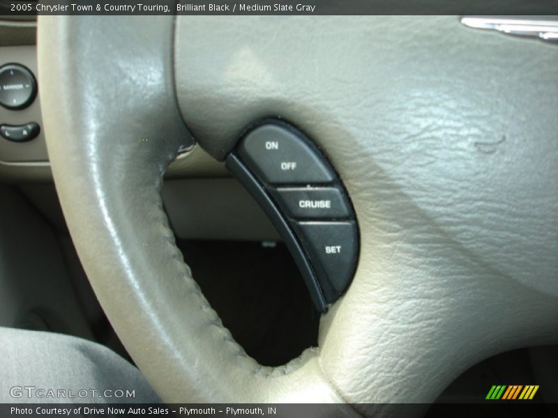 Brilliant Black / Medium Slate Gray 2005 Chrysler Town & Country Touring