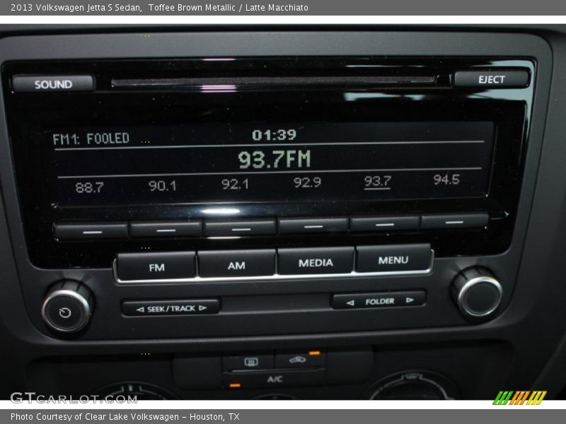 Toffee Brown Metallic / Latte Macchiato 2013 Volkswagen Jetta S Sedan
