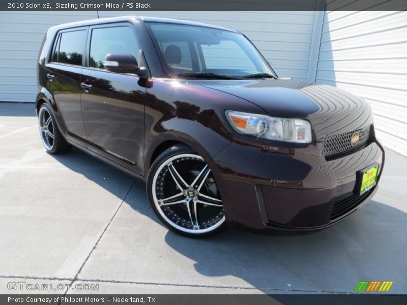 Sizzling Crimson Mica / RS Black 2010 Scion xB