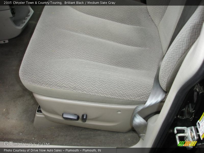 Brilliant Black / Medium Slate Gray 2005 Chrysler Town & Country Touring