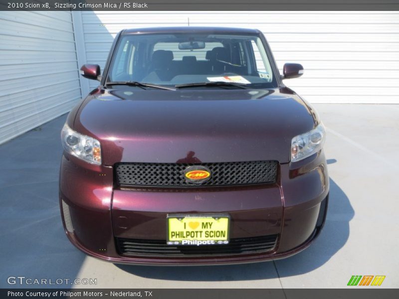 Sizzling Crimson Mica / RS Black 2010 Scion xB