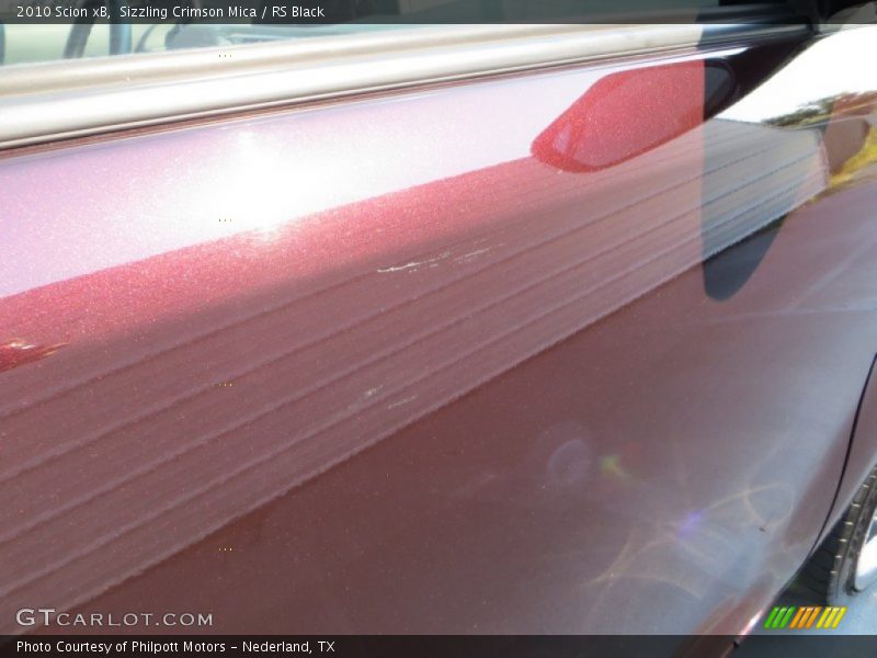 Sizzling Crimson Mica / RS Black 2010 Scion xB
