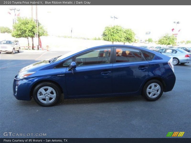 Blue Ribbon Metallic / Dark Gray 2010 Toyota Prius Hybrid V