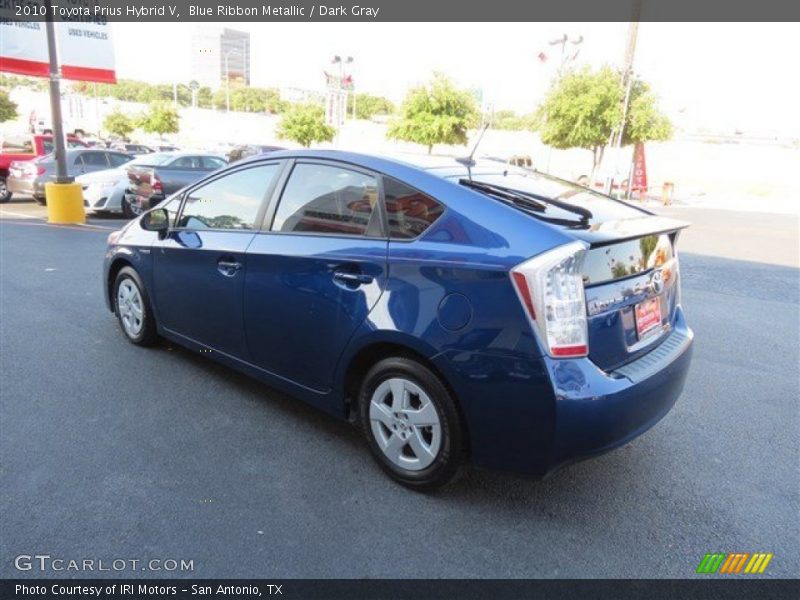 Blue Ribbon Metallic / Dark Gray 2010 Toyota Prius Hybrid V