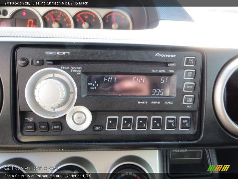 Sizzling Crimson Mica / RS Black 2010 Scion xB