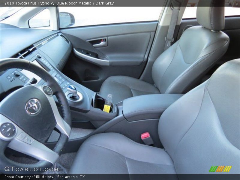 Blue Ribbon Metallic / Dark Gray 2010 Toyota Prius Hybrid V